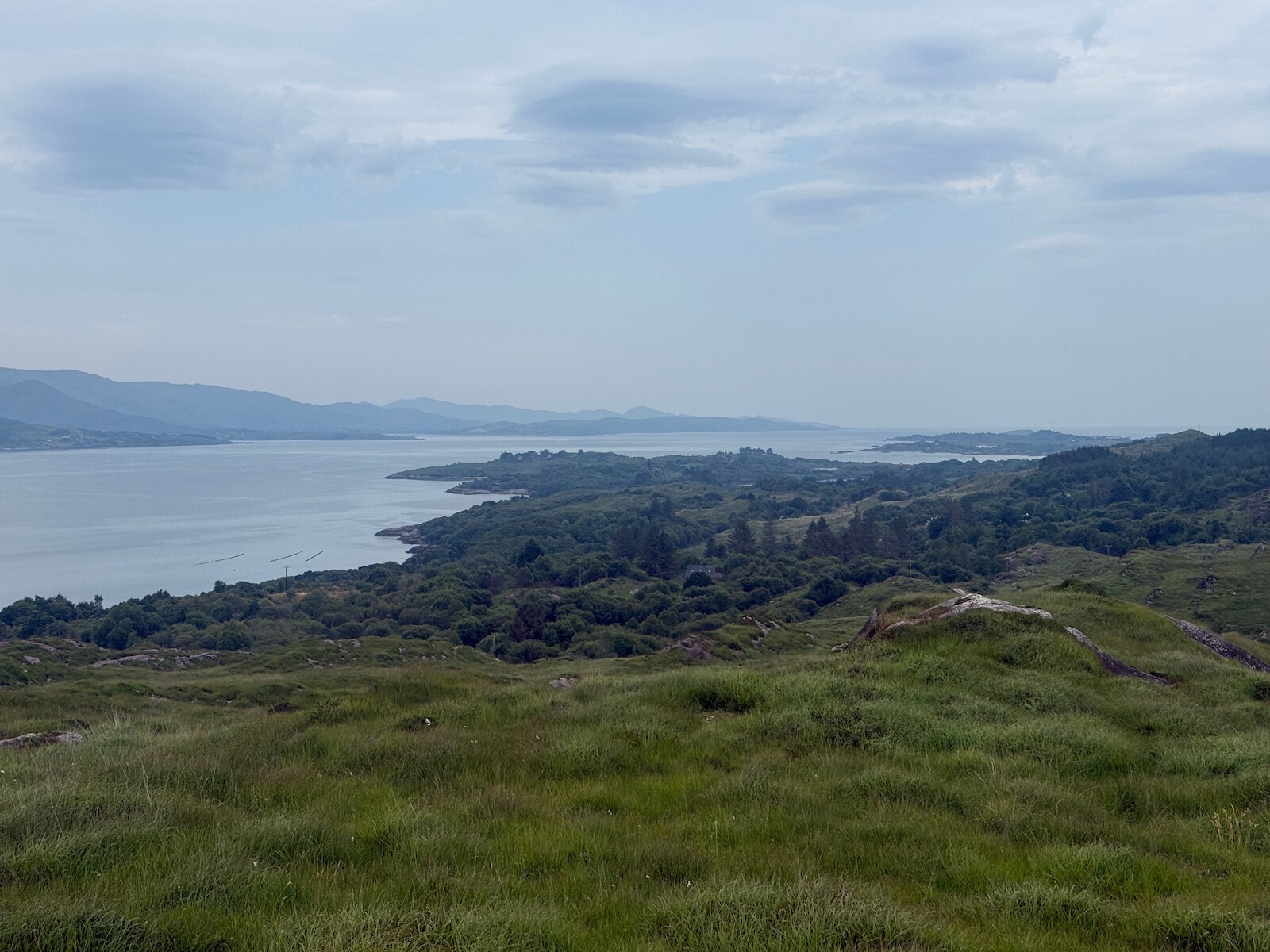 View back out to sea