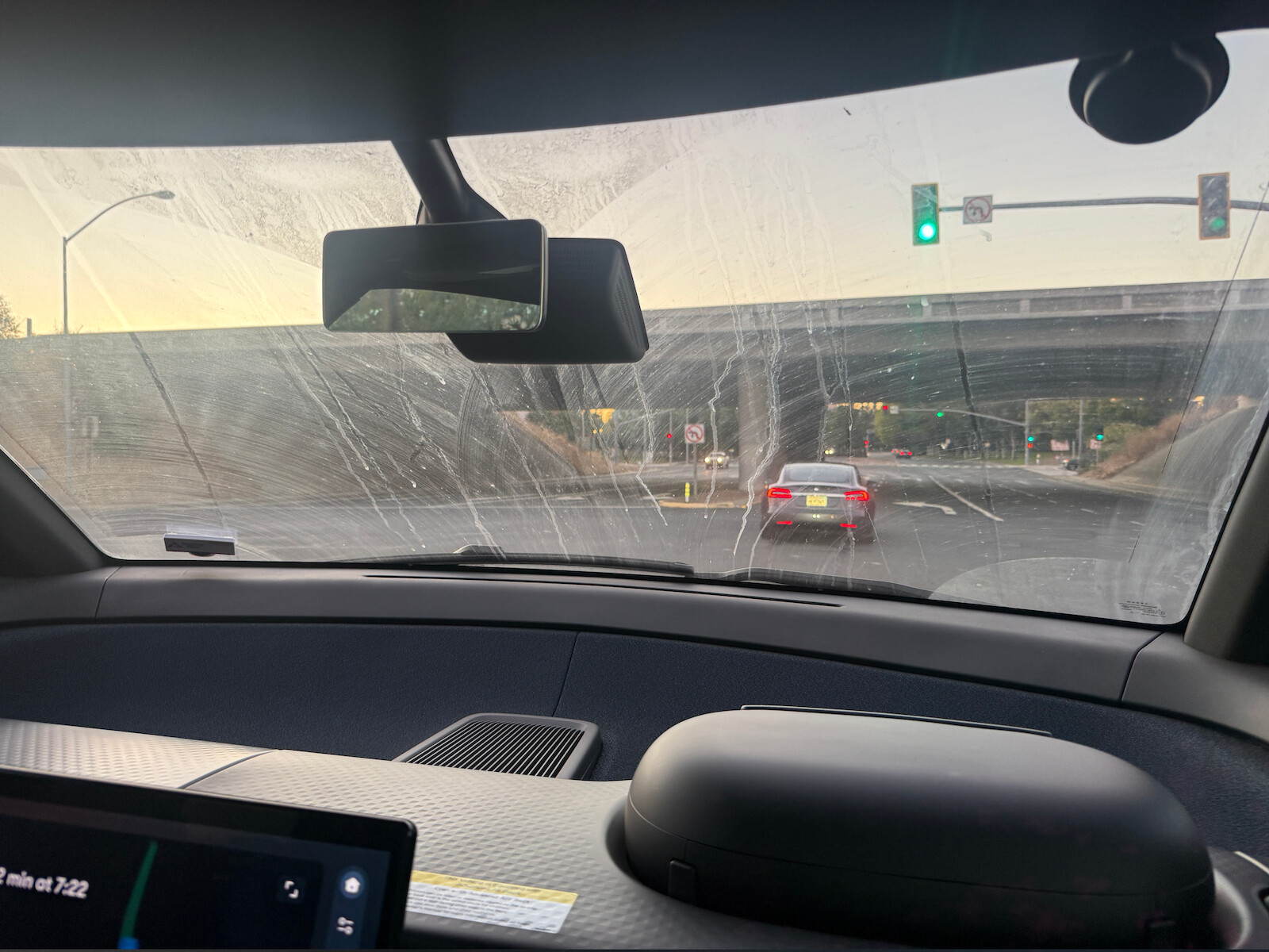 mucky windscreen